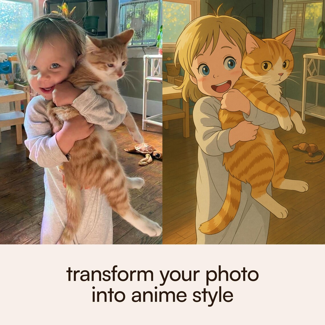 Custom Ghibli Anime Portrait