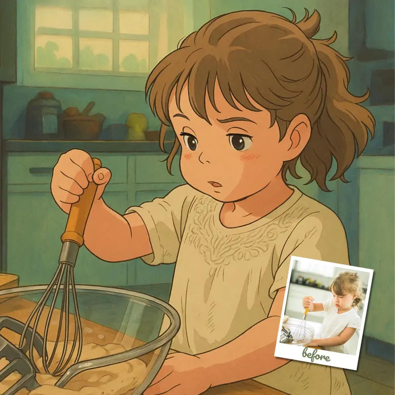 Custom Ghibli Anime Portrait