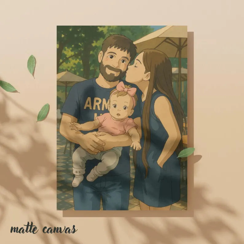 Custom Ghibli Anime Portrait
