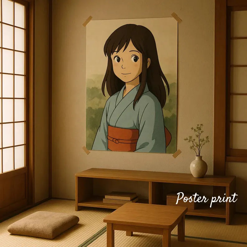 Custom Ghibli Anime Portrait