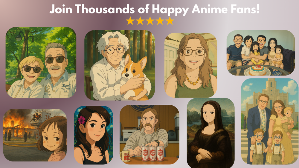 Join Thousands of Happy Anime Fans collage