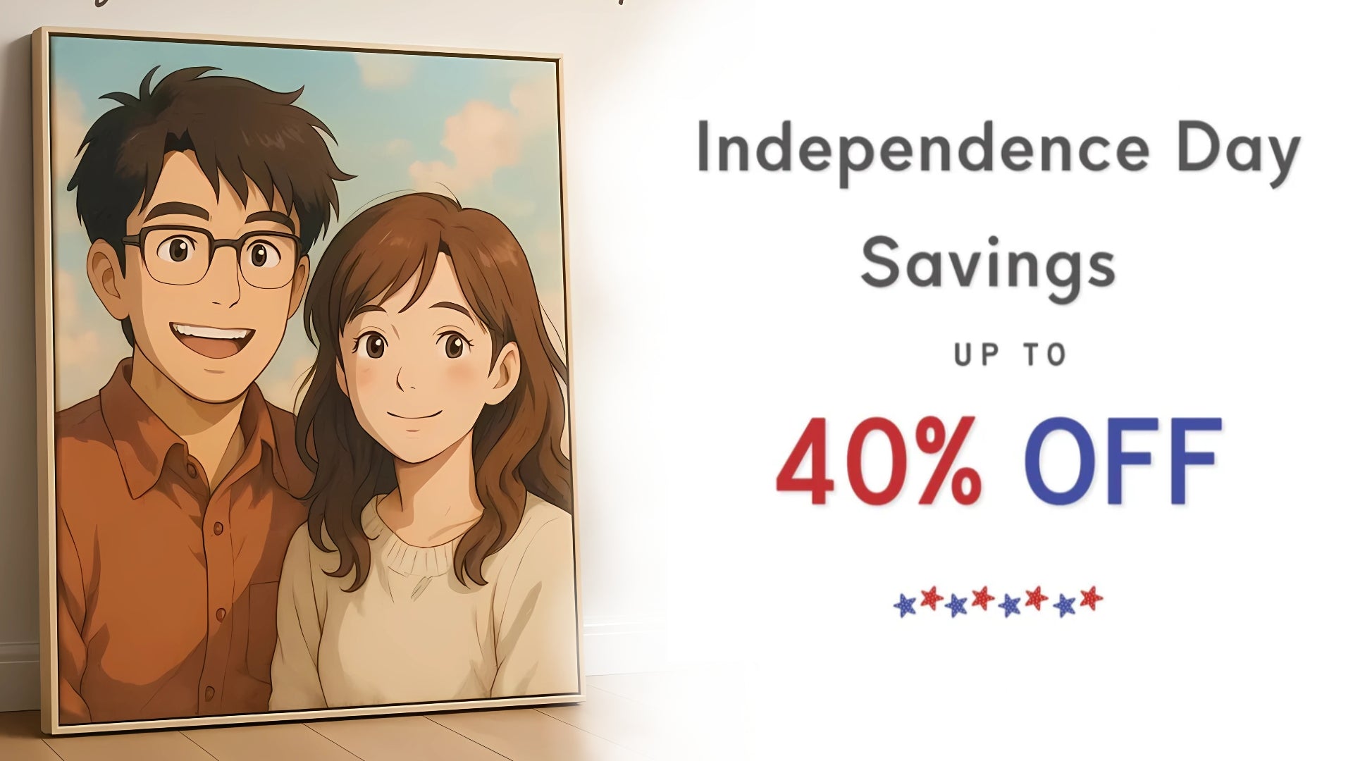 Independence Day savings banner